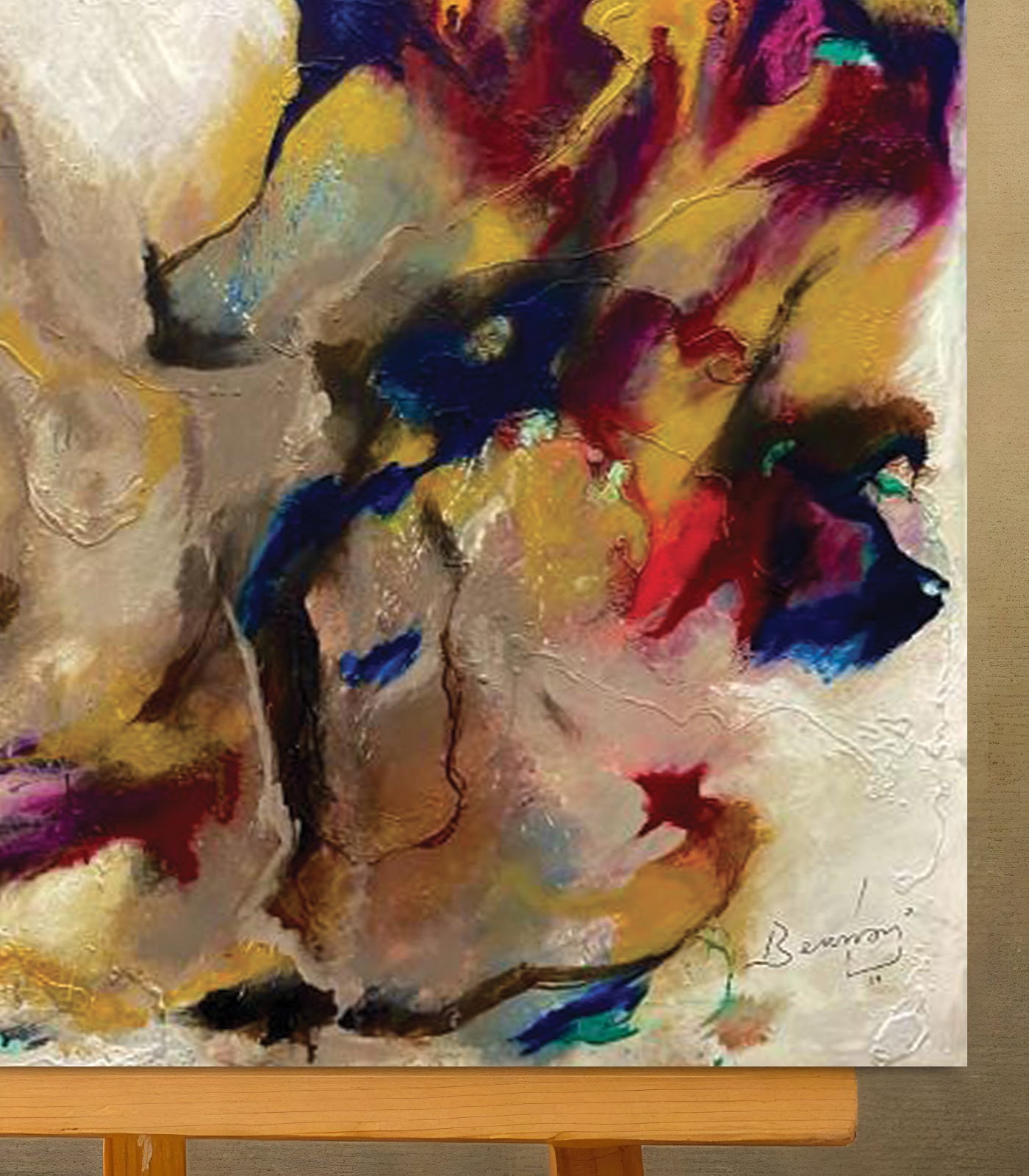 Le commencement - signé par l'artiste Yasmine BNN.